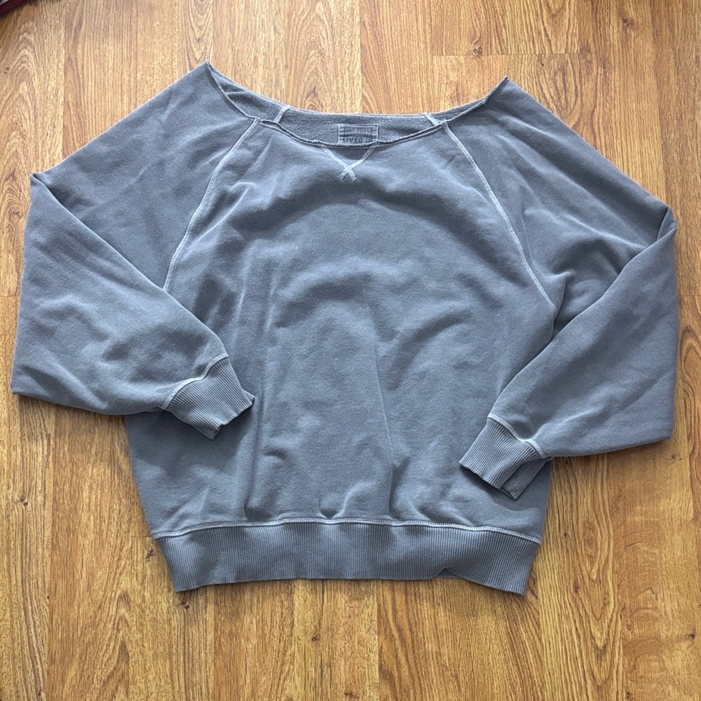 American Eagle Outfitters Charcoal Gray Sweatshirt